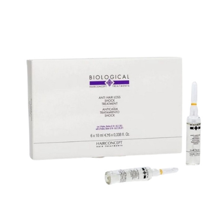 Tratament pentru scalp Hairconcept, Anti-cadere par, set 6x10ml, unisex, pentru par fragil