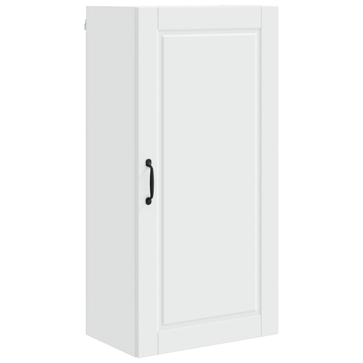 Dulap de bucătărie, vidaXL, alb, 50x31x100 cm, lemn compozit, cu 3 rafturi