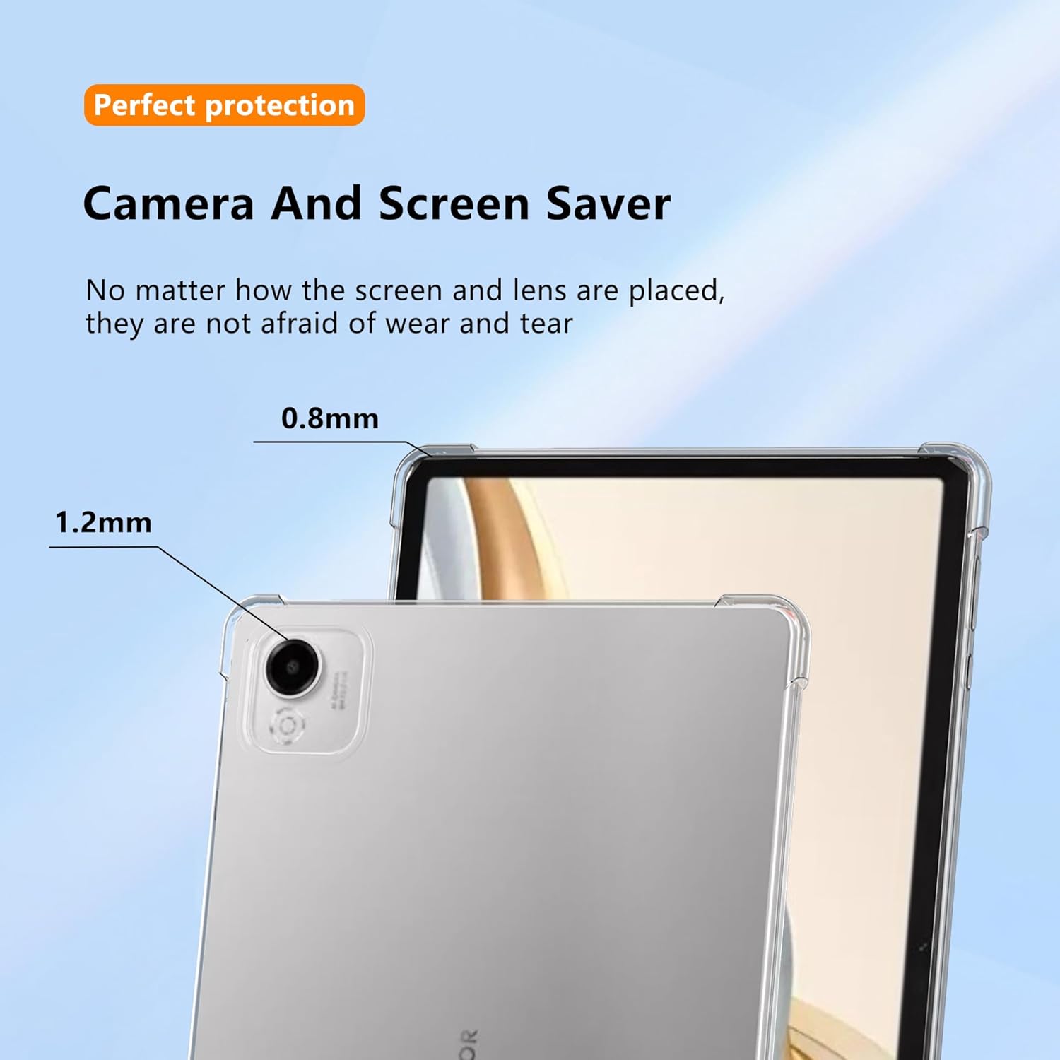 Husa pentru tableta Honor Pad X9a / X9 Pro, 11.5 Inch (2025), Silicon TPU, Transparenta