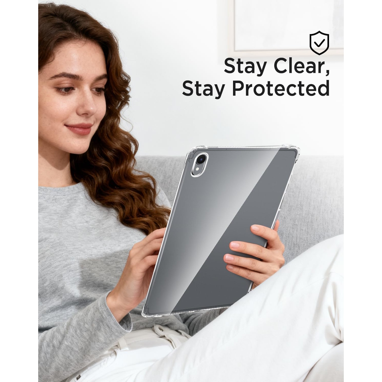 Husa pentru tableta Samsung Galaxy Tab S11 (2025) 11.0", Silicon TPU, Transparenta