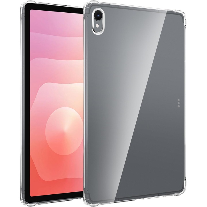 Samsung Galaxy Tab S11 (2025) 11.0" kompatibilis táblagép tok, szilikon TPU, átlátszó