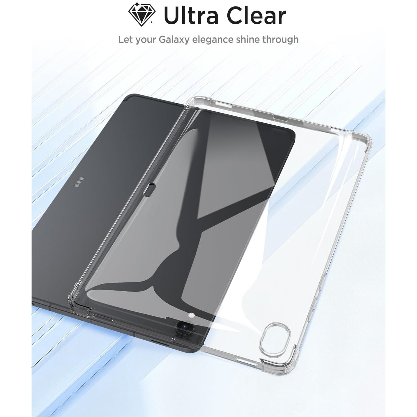 Husa pentru tableta Samsung Galaxy Tab S11 (2025) 11.0", Silicon TPU, Transparenta