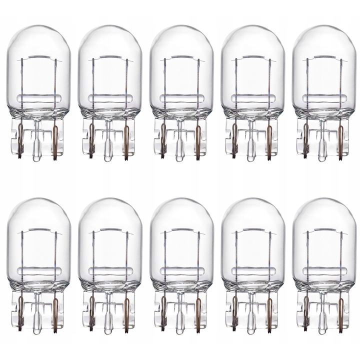 Комплект крушки W21W 12V 21W, Awparts, W21W, Мощност 21W, Нов и неизползван продукт, Превъзходно качество, Надежден и издръжлив, Напрежение 12V, Цокъл W3 x 16D, Одобрение Ece и E13, 10 броя