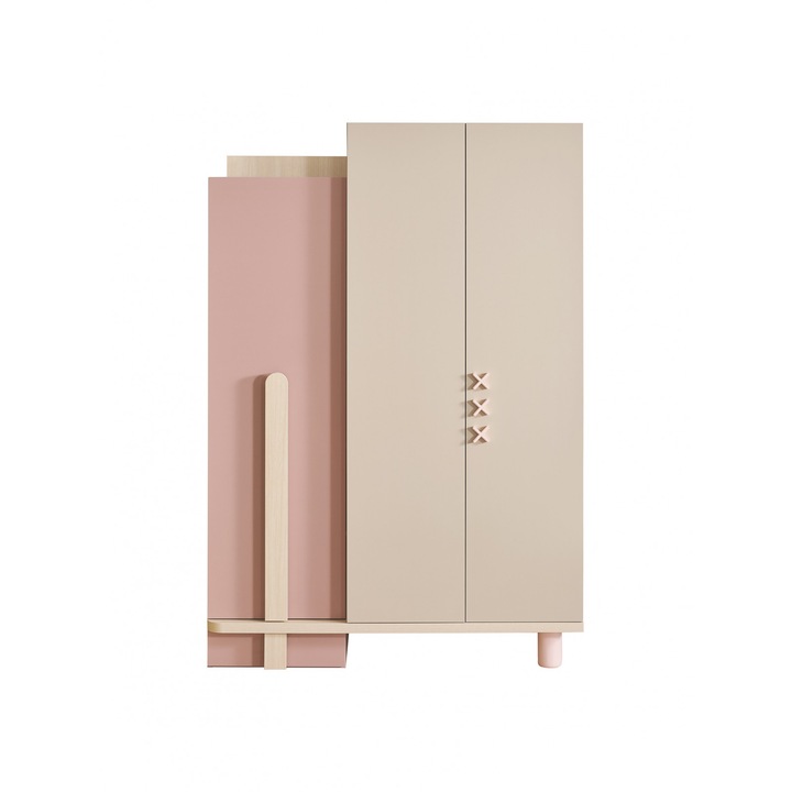 Dulap pentru copii cu 3 usi – Spatiu generos de depozitare, colectia Nordic