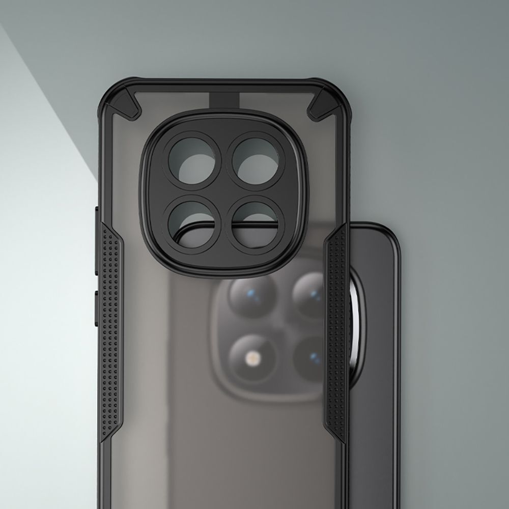 Carcasa Tech-Protect Rugged Shield compatibila cu Xiaomi Redmi Note 15 Pro Plus 5G / Poco M8 Pro, Negru