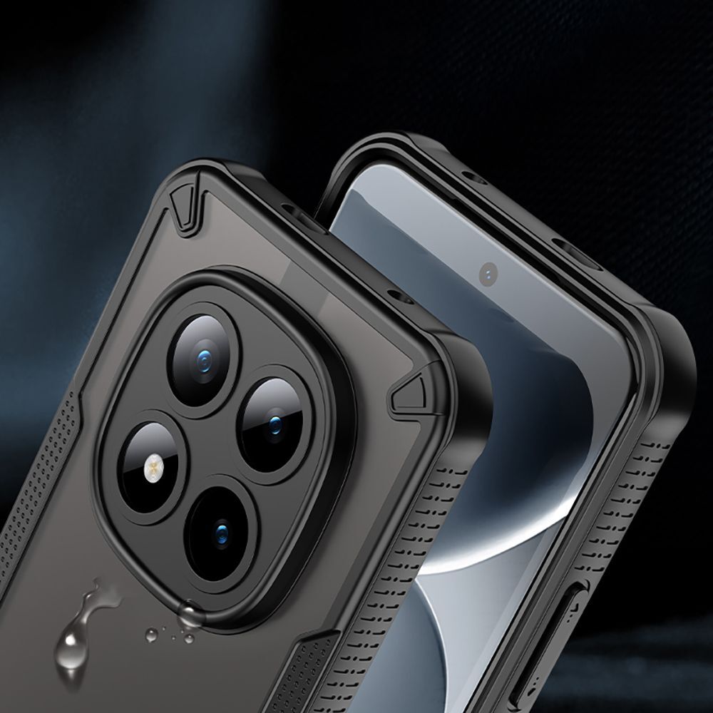 Carcasa Tech-Protect Rugged Shield compatibila cu Xiaomi Redmi Note 15 Pro Plus 5G / Poco M8 Pro, Negru