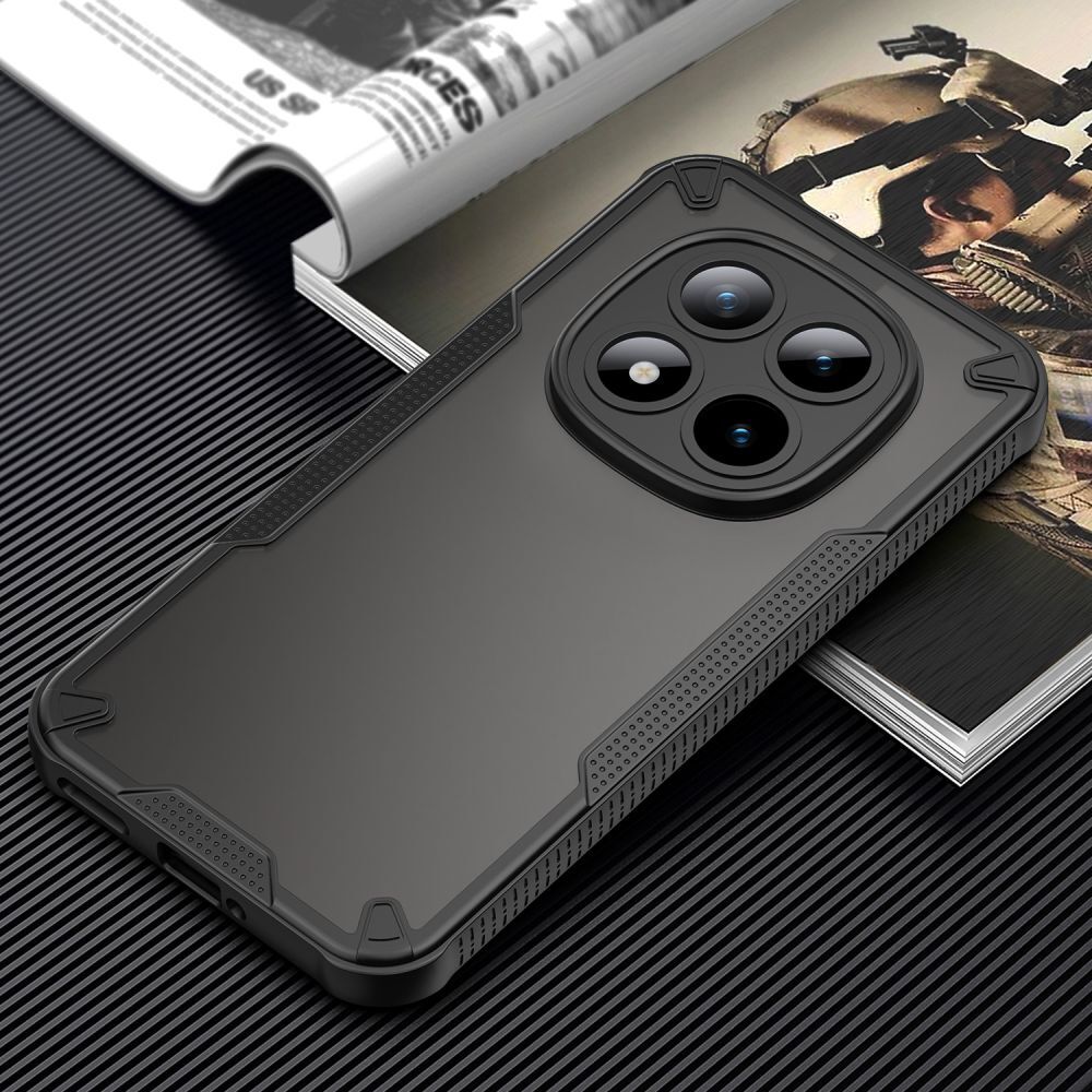 Carcasa Tech-Protect Rugged Shield compatibila cu Xiaomi Redmi Note 15 Pro Plus 5G / Poco M8 Pro, Negru