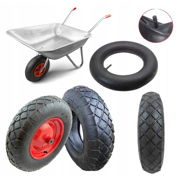 Opona tacere 4.80/4.00-8, S-IMPORT, wzmortita, 4PR, neagra