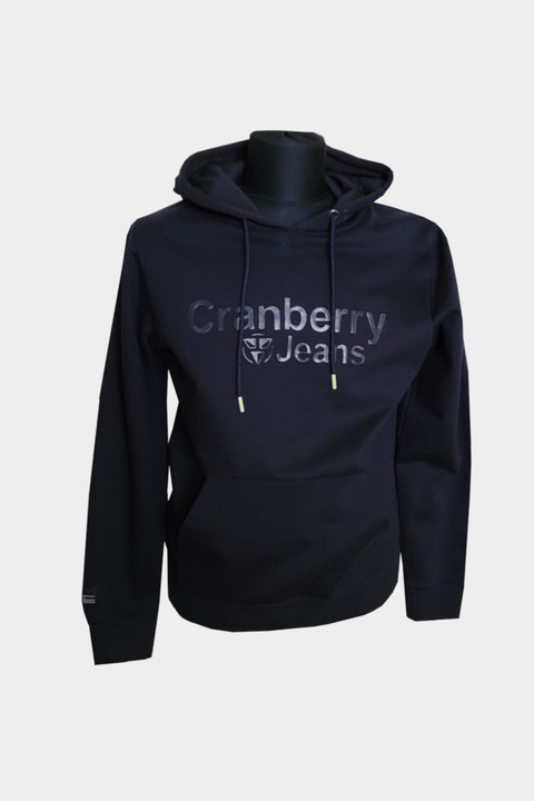 Hanorac cu gluga, felpat, cu marsupio, Cranberry, CB13214, Bleumarin, XL