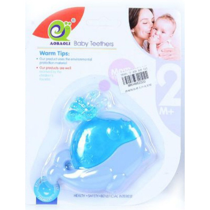 Jucarie de dentitie Krista Baby delfin Albastra