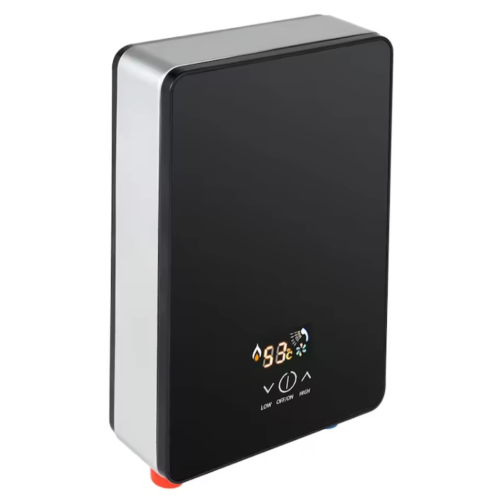 Incalzitor instant, negru, cu temperatura ajustabila