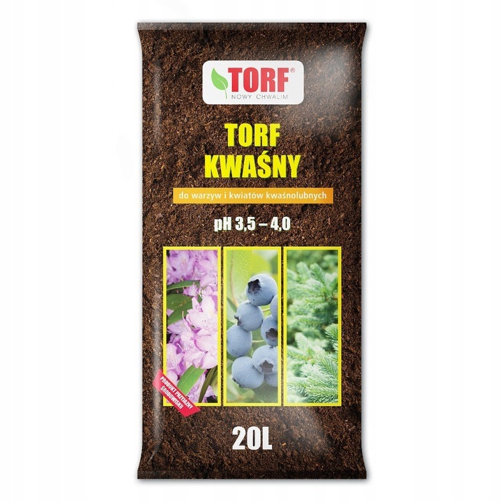 Torf substrat, pH 3,5-4,0, 20l, pentru plante acidofile
