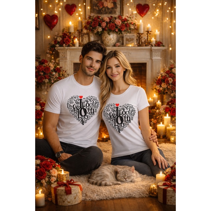 Tricou personalizat, MVRDAR, unisex, 100% bumbac, alb, M INTL