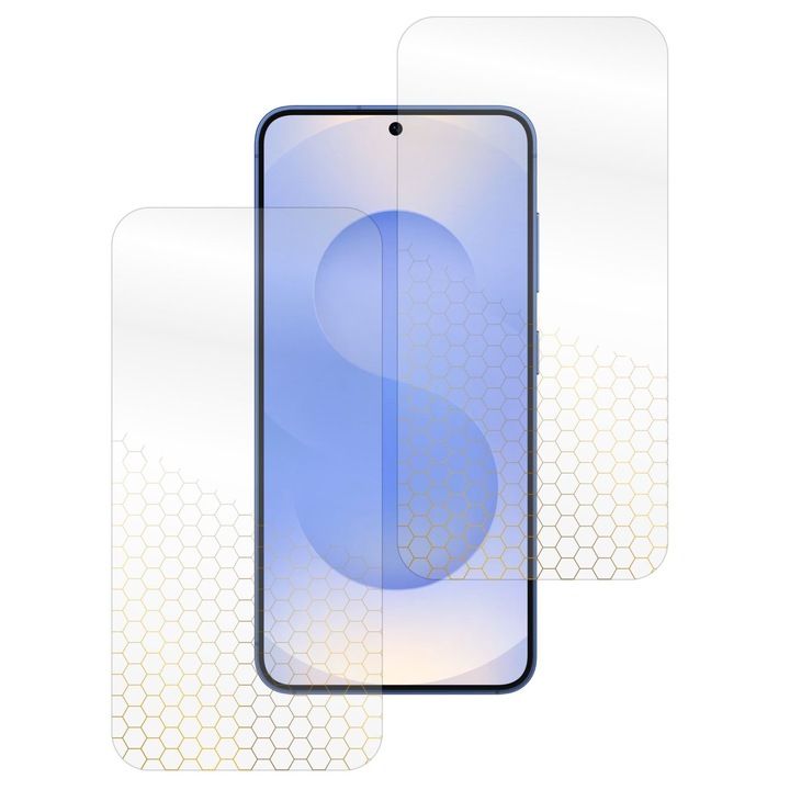 Folie protectoare King Protection pentru Samsung Galaxy S25, set 2 buc, ultra-rezistenta, transparenta, 0, 27 mm