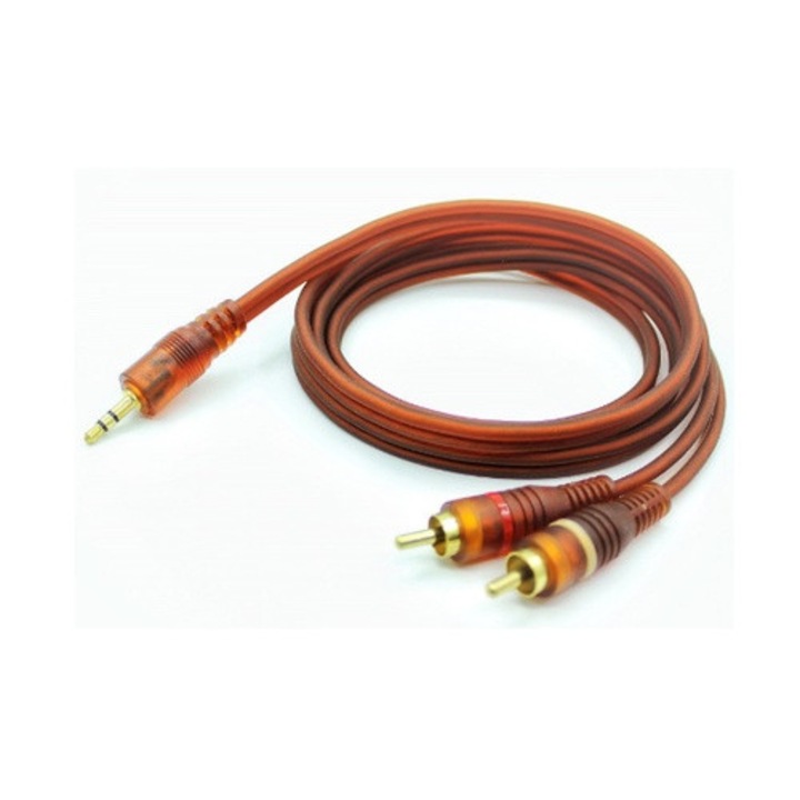 Cablu audio RCA – Jack 3.5mm profesional, 1, 5m