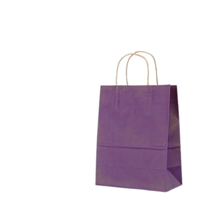 Set 100 Pungi hartie, 100% lila - 32x12x41