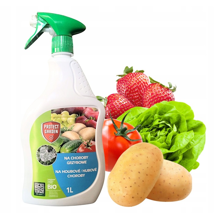 Insecticid natural SBM Protect Garden Lecitina RTU 1L, transparent, aplicare rapidă