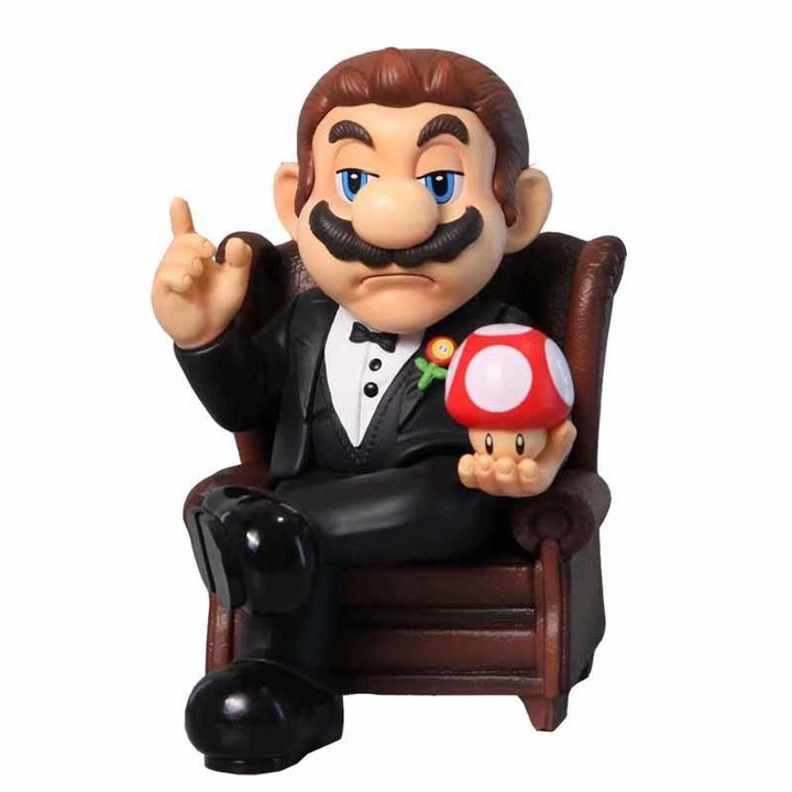 Фигурина Кръстникът, Черна, 10см, PVC