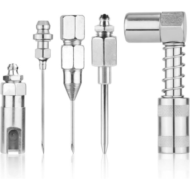 Комплект професионални аксесоари за пистолет за гресиране от 5 части