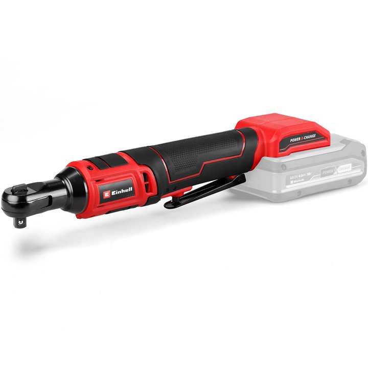 Акумулаторен гайковерт Einhell TE-RW 18/60 Li-Solo Power X-Change, 18V, 60 Nm, Патронник 3/8", Двуп върт, LED светл, Вкл. адапт 1/2", Без зар у-во и бат