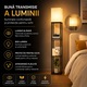 Lampadar Dreptunghiular KD Home® LumiEdge, Lampa de Podea cu Rafturi, Pentru Living si Dormitor, 3 Culori Lumina, 800 Lumeni, 160 x 26 x 26 cm, Cablu 3m, Negru