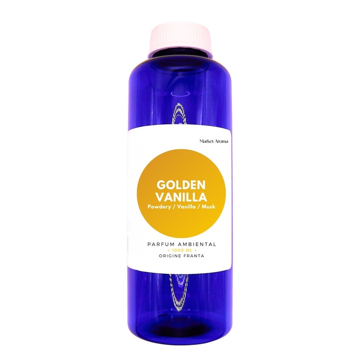 Professzionális diffúzor illatutántöltő Serenity, Golden Vanilla 1000 ml, Market Aroma