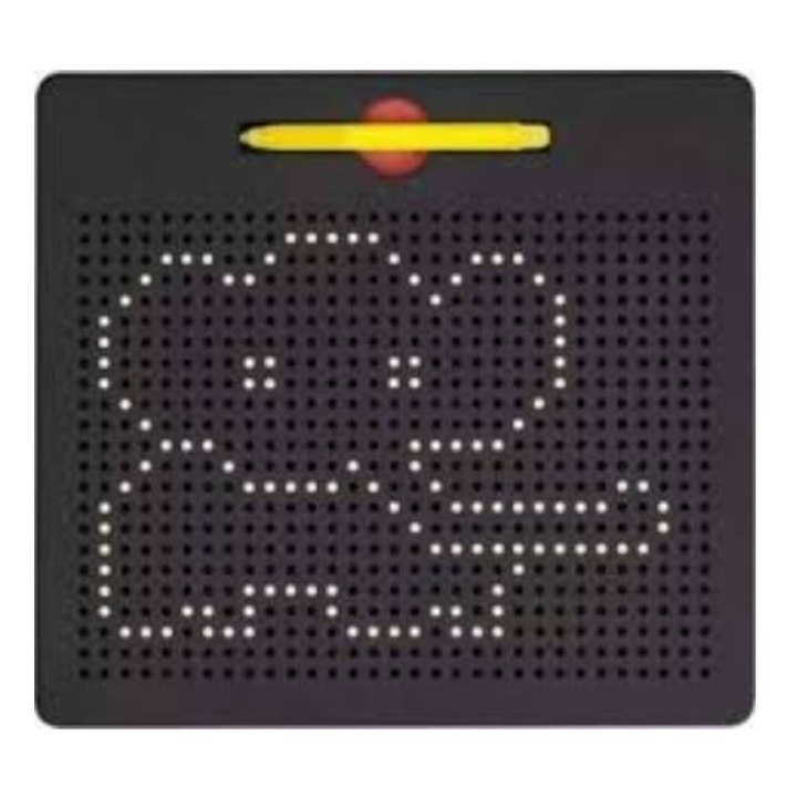 Tablă de desen magnetică MASHASHOP, 714 bile magnetice, multicolor, 37x18cm, set