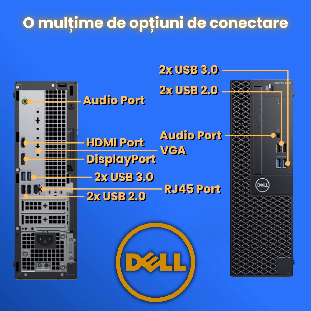 Computer Dell OptiPlex i5-8500, 32GB memorie, 512GB SSD, Windows