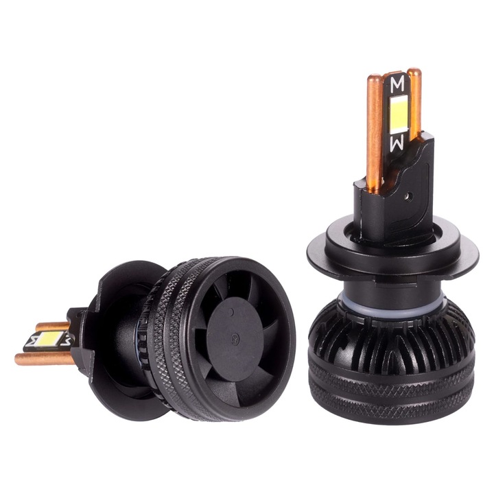 set de 2 Becuri LED Auto H7 Xentech Light K50 – 130W, 11000LM, Chip CSP-7535