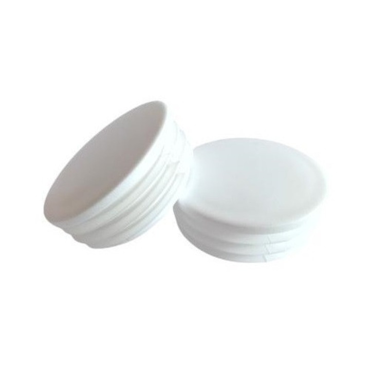 Capac interior pentru profil, 20 bucati, 32mm, alb