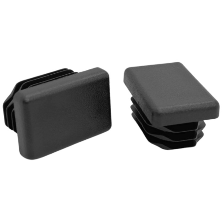 Capac pentru profil 40x20, set 20 bucati, culoare neagra