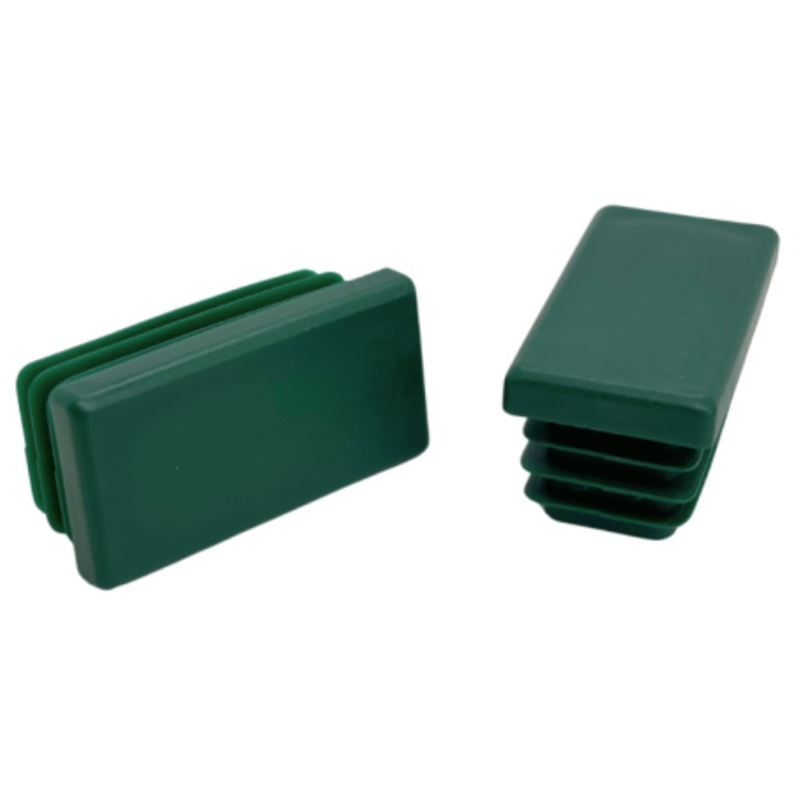 Capac pentru profil 40x20, set 20 bucati, verde