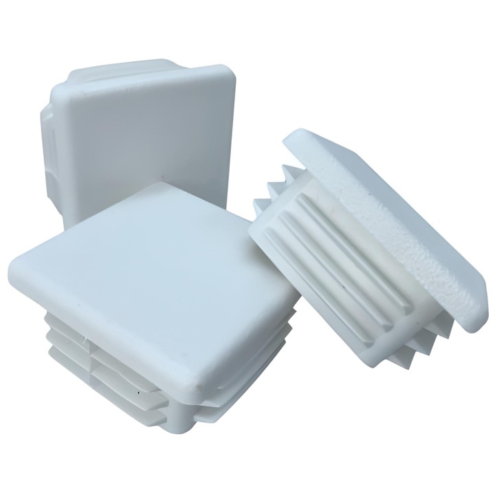 Capac interior pentru profil 40x40, set 10 bucati, alb, dimensiuni 40x5x14,5cm