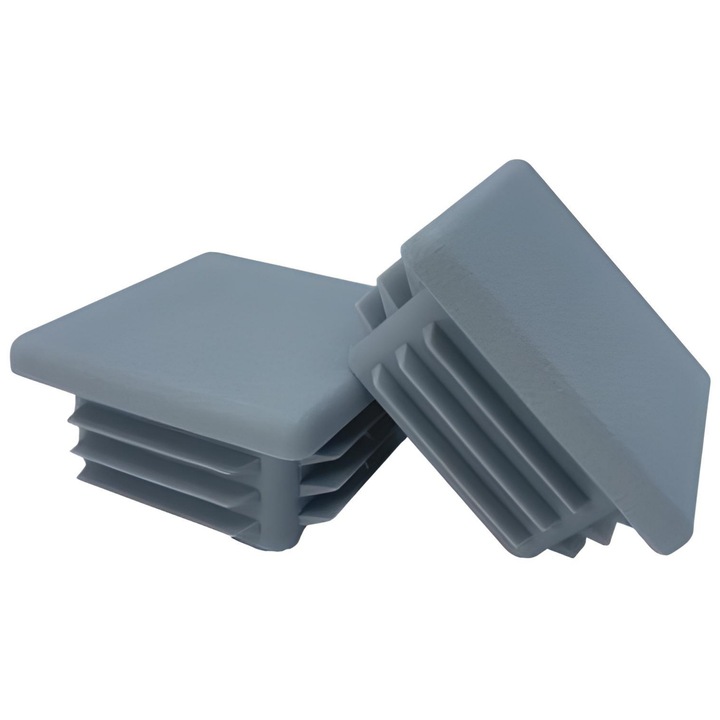 Capac pentru profil 70x70, set 10 bucati, culoare gri