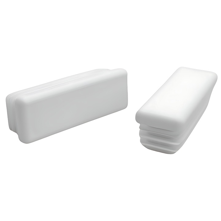 Capac interior pentru profil 60x20, set 20 bucati, alb