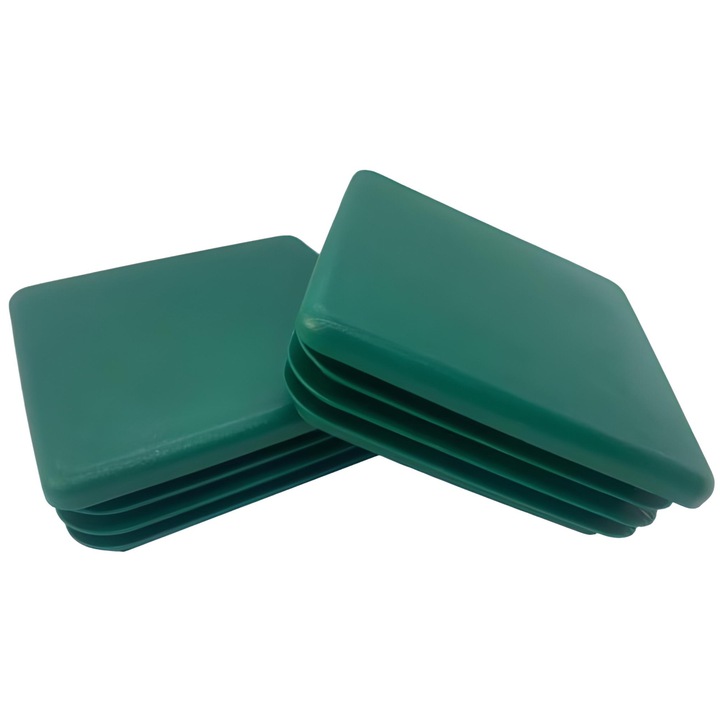 Set 10 Capace pentru profil 100x100mm, verde RAL 6005