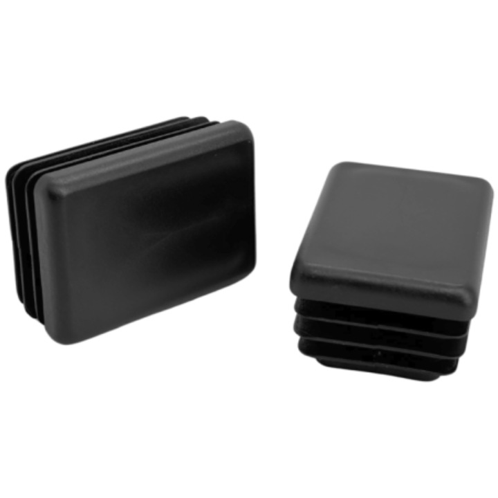 Capac pentru profil 50x40, set 20 bucati, culoare neagra