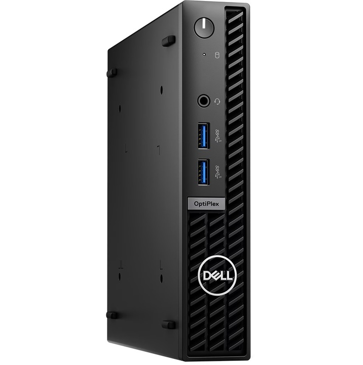Mini PC Dell OptiPlex 7010 cu procesor Intel® Core™ i5-13500T pana la 4.60 GHz, Memorie 16GB DDR4, SSD 512GB NVME, VIdeo ntel® UHD Graphics 770, Windows 11 Pro