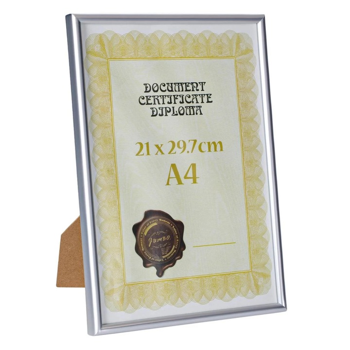 Rama Foto A4 Gri Argintie din Plastic 21x29.7cm