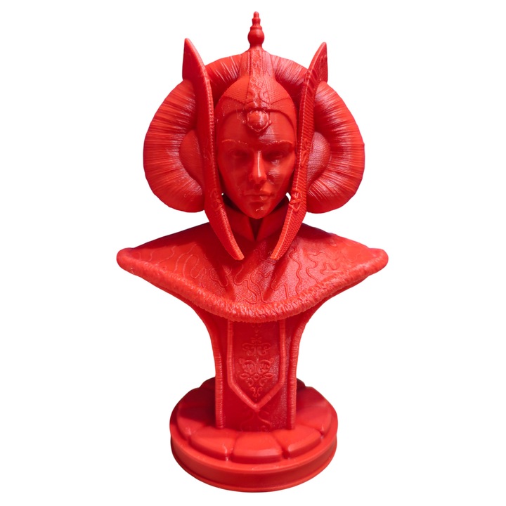 Figurina Queen Amidala Star Wars, 3D, expunere personalizabilă, culoare variabilă, dimensiuni aproximative