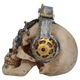 Statueta craniu steampunk, Nemesis Now, 14.5cm, detalii mecanice, rasina