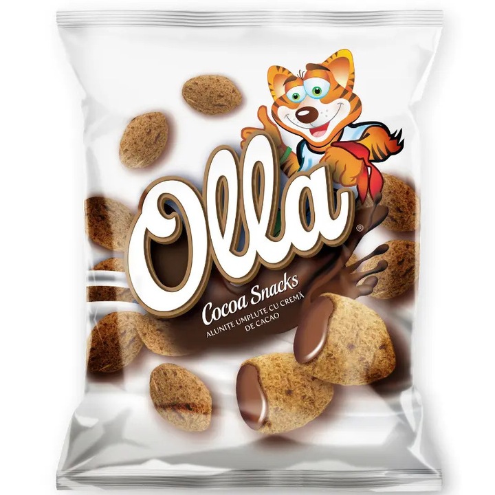OLLA Snacks - Alunite umplute cu crema de cacao 100g
