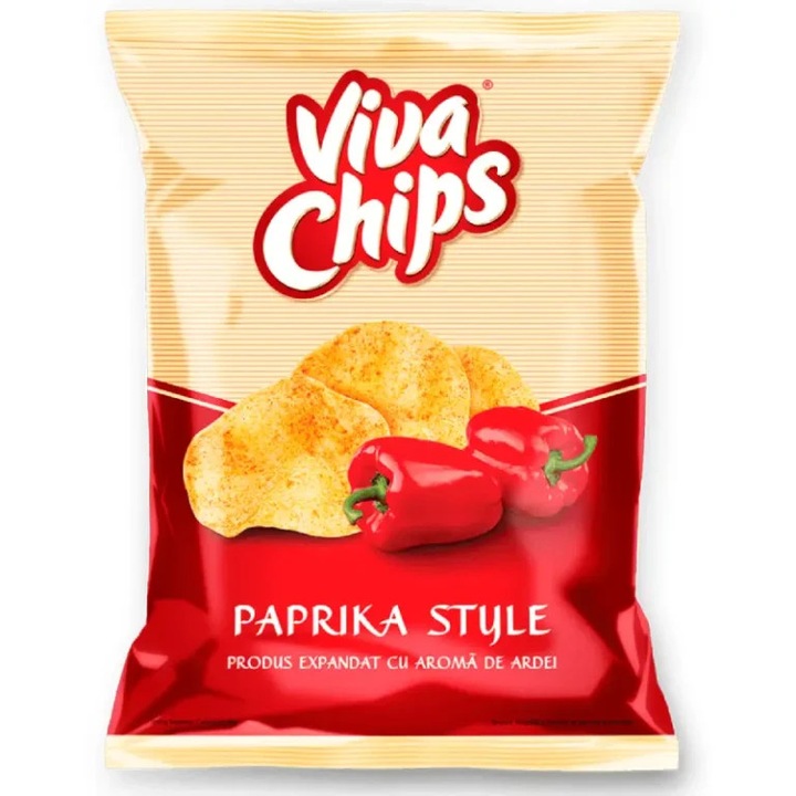 VIVA Chips cu aroma de ardei 100g