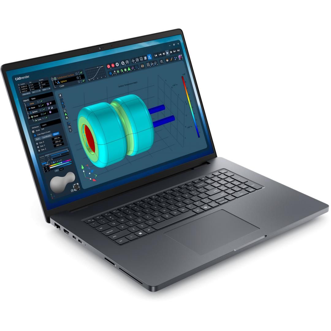 Laptop Dell Pro Max 18 Plus MB18250, 18 inch 2560 x 1600, Intel 285HX 24 C / 24 T, 2.1 GHz - 5.5 GHz, 40 MB cache, 64 GB DDR5, 1 TB 4 TB SSD, Nvidia RTX Pro 4000, Windows 11 Pro