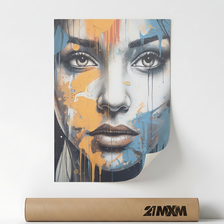 Плакат 'Arta 02' върху матово платно – минималистичен дизайн, 30 x 40 см, без рамка