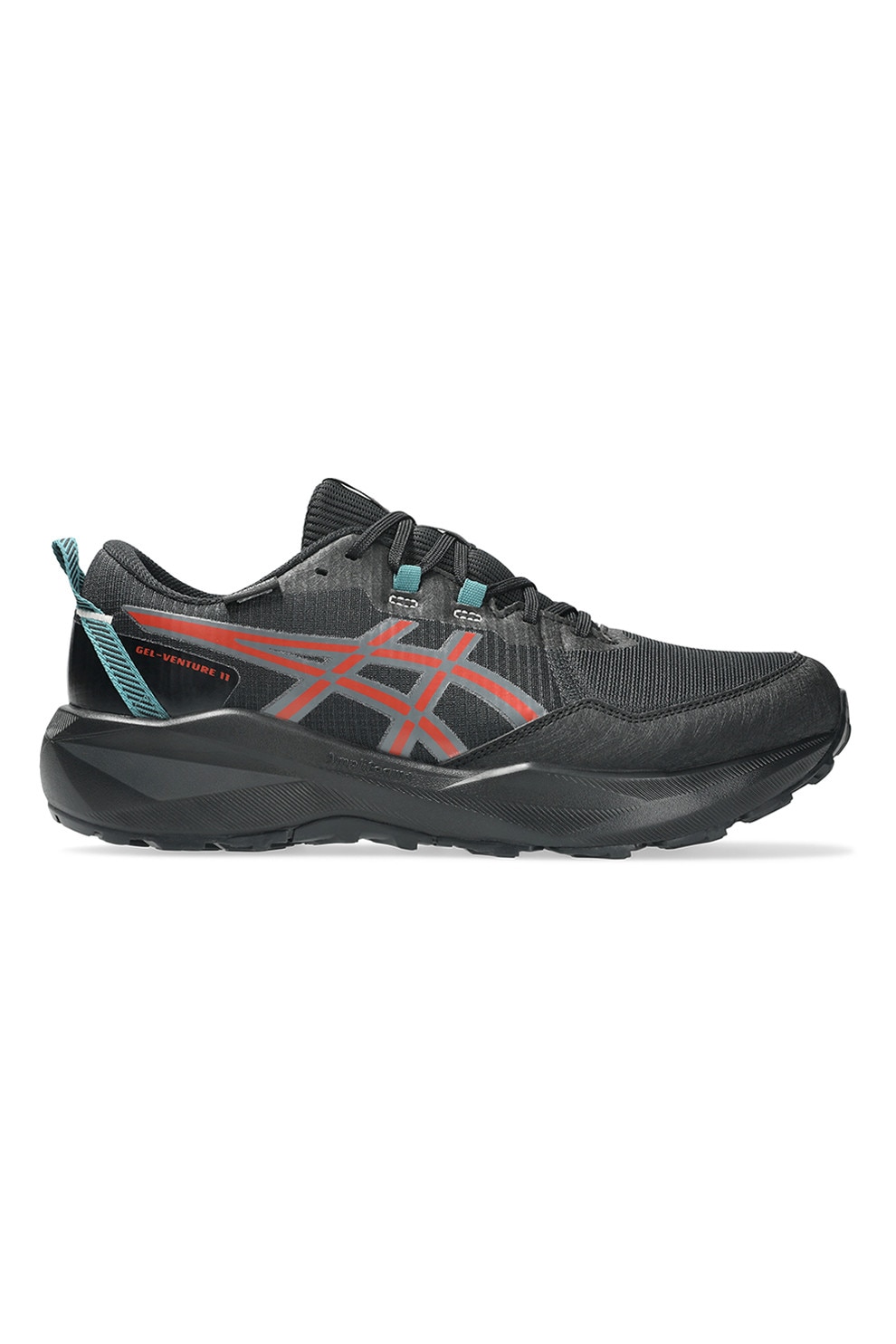 Asics, Pantofi impermeabili pentru alergare Gel Venture 11, Rosu, Negru, Gri, Albastru petrol, 11