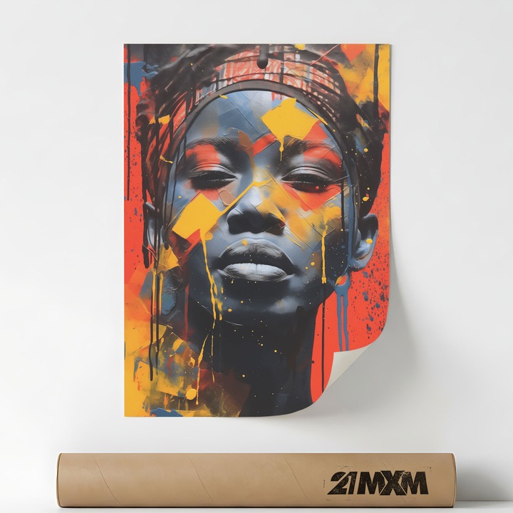 Плакат 'Arta 04' върху матово платно – минималистичен дизайн, 30 x 40 см, без рамка