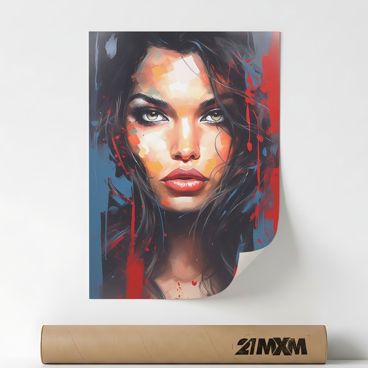 Плакат 'Arta 05' върху матово платно – минималистичен дизайн, 30 x 40 см, без рамка