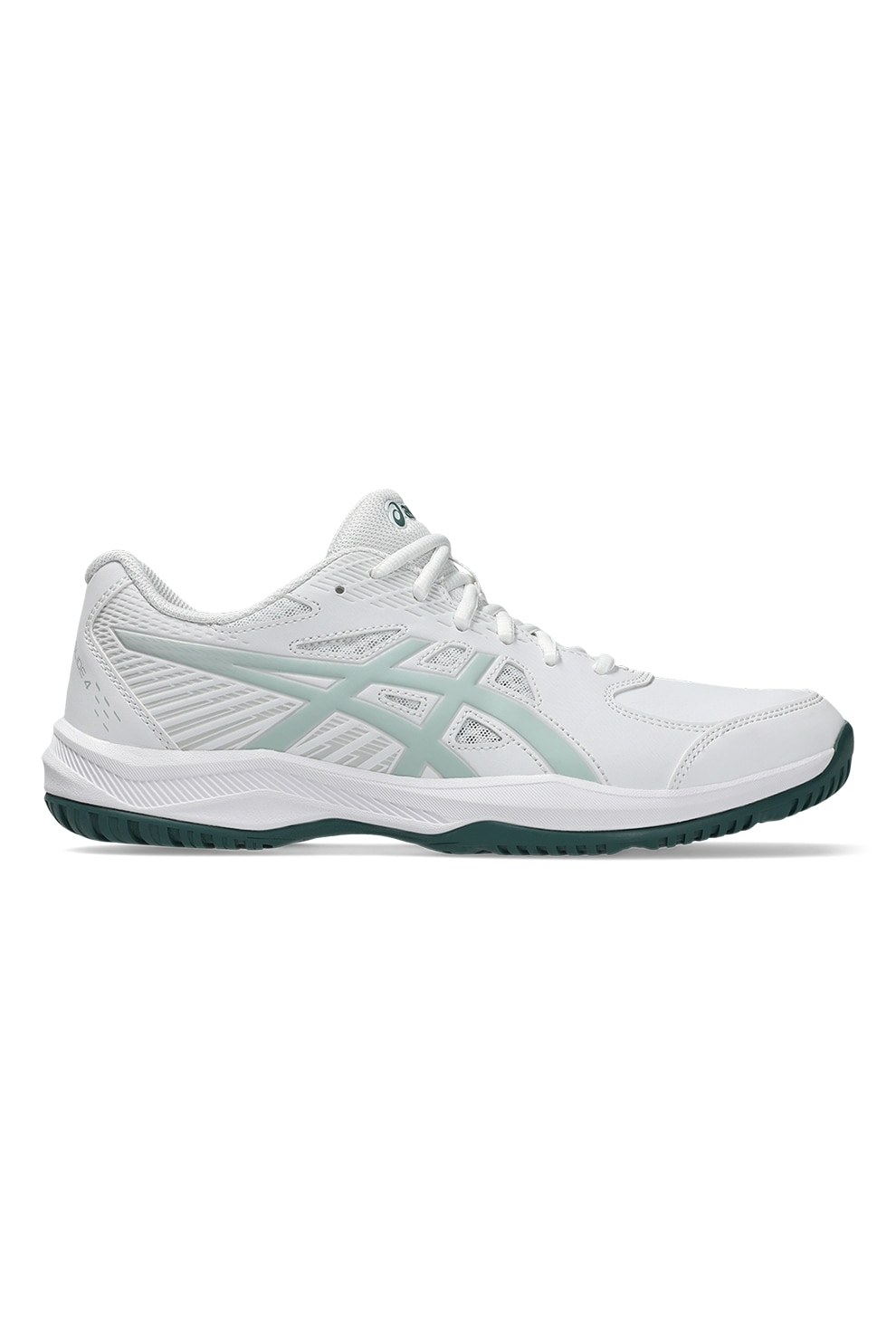 Asics, Pantofi pentru tenis Court Slide 4, Alb, Verde pal, 8.5