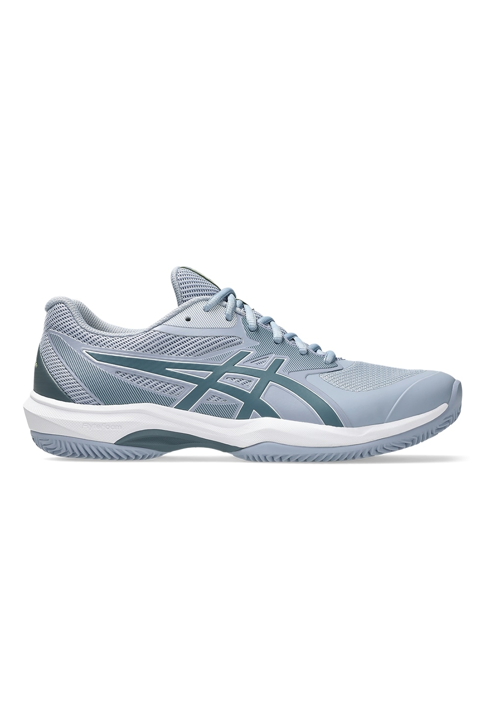 Asics, Pantofi pentru tenis Game FF, Gri cenusiu, Verde englez, 8.5